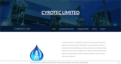 Desktop Screenshot of cyrotecltd.com