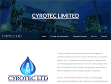 Tablet Screenshot of cyrotecltd.com